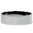 thumbnail image 2 of Pompeii Mens Black Gold 6mm Flat Polished Wedding Band (,), 2 of 3