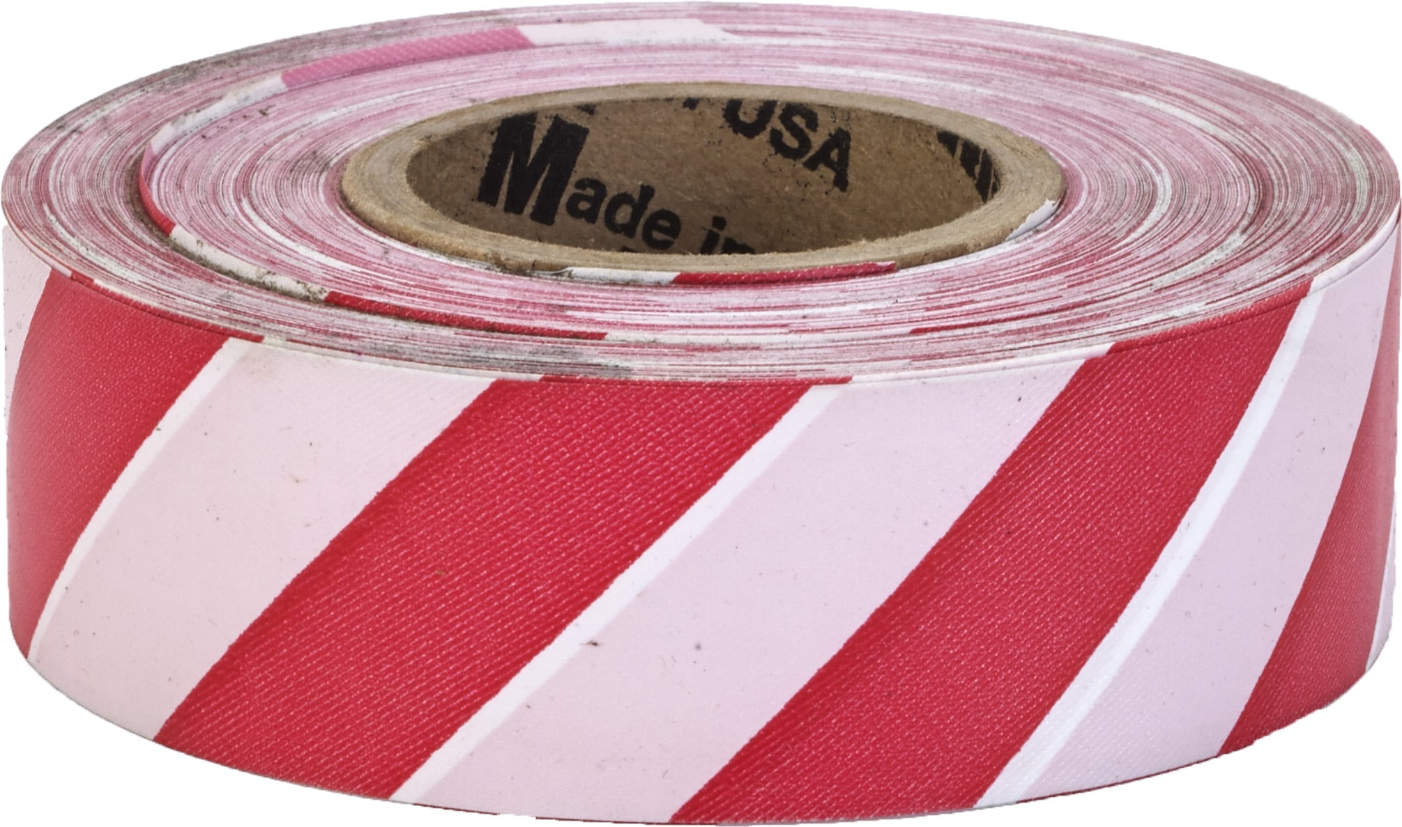 Flagging Tape Ultra Standard, 13/16" x 100 YDS, Red and White Stripe