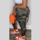 thumbnail image 4 of Pantalones de trabajo con cordones de payaso de camuflaje de moda urbana y tendencia, 4 of 6