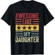 thumbnail image 1 of Awesome Like My Daughter Retro - Camiseta para hombre y padre divertido, 1 of 2
