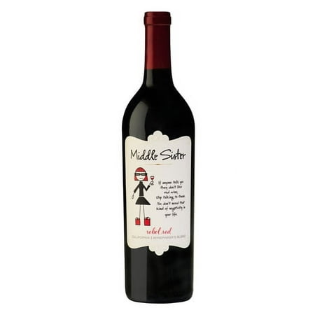 Middle Sister Rebel Red Wine, 750 mL