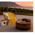 thumbnail image 4 of Chunky Knit Throw Blanket for Couch, Soft Luxurious Moss Stitch Blankets for Bed, Cozy Decorative Farmhouse Knitted Throws for Sofa, Sand Dune,130*230cm, 4 of 5