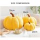 thumbnail image 3 of Stuffed Pumpkin Fluffy Halloween Pumpkins Plush Toys Soft Pumpkin Throw Pillow Gifts, 3 of 4