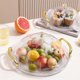 thumbnail image 4 of Cake Stand, Round Tray with Lid, Multipurpose Tray with Handle for Tea Breakfast Office Coffee Tabl, 4 of 5