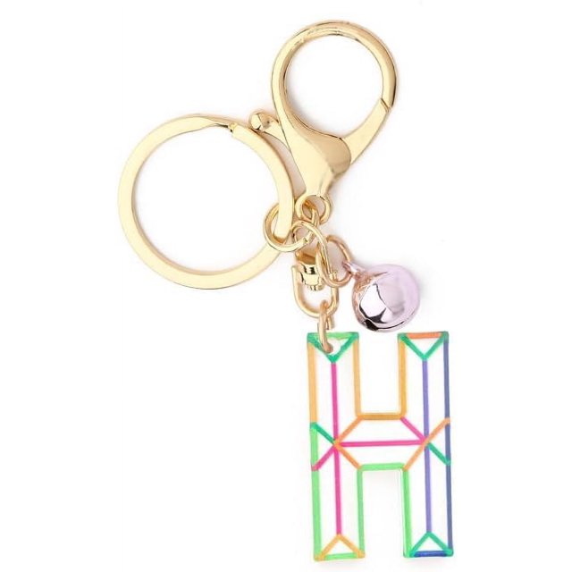 Letter Keychain,26 Letters A-Z Decorative Letter Keychain,Name Keychain for Women Girls Men Teenager Gift