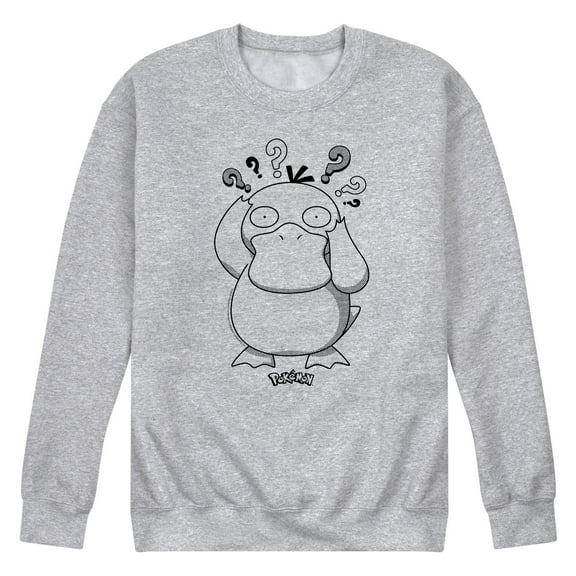 Pokémon - Psyduck - Men's Crew Neck Fleece Pullover