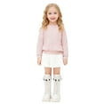 thumbnail image 3 of Little Star Decorated Girls Winter Boots Fashion High Top Boots With Belt Buckle Kids, 3 of 9