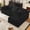 Black, variant on 102" Corduroy Big Sofa, Soft Couch Reversible Chaise Layout, Furniture Couch Frame-Free Construction for apartment office leisure space, Grey