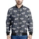 thumbnail image 4 of Chaqueta con cremallera y estampado 3D de animales de dibujos animados para hombre, chaqueta informal de calle con cremallera, sudadera estilo aviador para primavera y otoño, 4 of 5