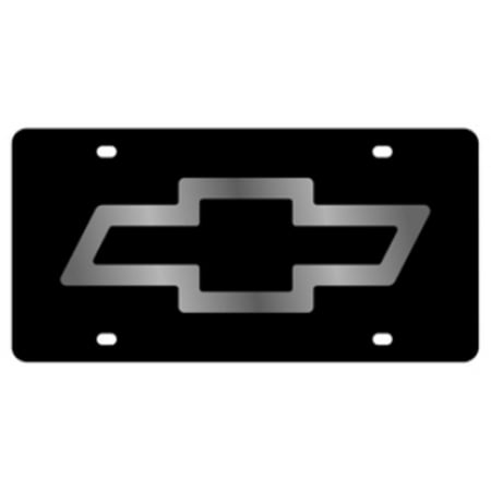 Indianapolis Colts Laser License Plate - Chevrolet Bowtie Black Laser Cut License Plate