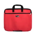 thumbnail image 1 of ZheElen File Bag Large Capacity Multifunctional Documents Tickets Book Stationery Carrying Bag Tablet Handbag Office Supplies Red, 1 of 9
