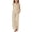 Beige#kids sets, variant on FAVIPT Kids 2 Piece Outfits Girls Summer Sleeveless Crewneck Linen Tank Tops Straight Wide Leg Pants Casual Solid Loose Sets Beige,5 Years