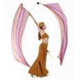 thumbnail image 3 of Juego de bolas de lanzamiento de serpentinas Poi para danza del vientre para espectáculos, carnavales y festivales. Naranja roja, 3 of 9