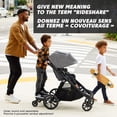 thumbnail image 3 of Poussette modulaire simple à double Baby Jogger City Select 2, ardoise radieuse, 3 of 7