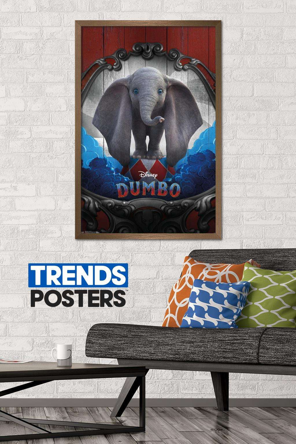 Disney Dumbo - One Sheet Wall Poster, 22.375" x 34", Framed