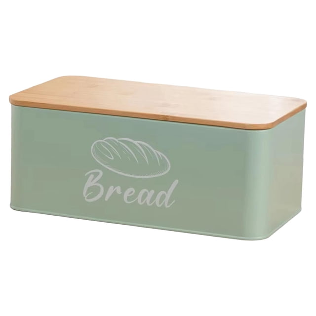 de una capa, versátil, con tapa de bambú para panadería, donas, , pasteles y productos horneados. Verde