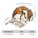 thumbnail image 2 of Fotbe Cowboy Riding Horse Gorro Clásico de Béisbol, Gorra Ajustable con Broche Snapback, Gorro de Exterior de Algodón Suave, 2 of 6