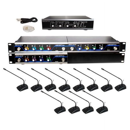 UPC: 0692868826122 | Vocopro USBCONFERENCE12 12 Channel USB Interface Wireless Microphone