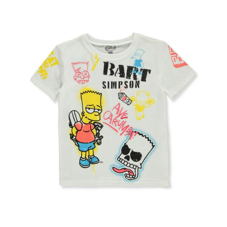 The Simpsons Boys' Graffiti Bart T-Shirt - white, 6 - 7 (Big Boys) -  Walmart.com