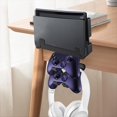 thumbnail image 2 of Soporte para Control de Consola de Juegos Giratorio con Abrazadera para Debajo del Escritorio, Soporte para Auriculares, Soporte Compacto para Consola de Juegos Portátil., 2 of 5