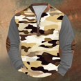 thumbnail image 1 of Blusas y camisas de manga larga con cuello redondo para hombre, sudadera con capucha de cuello redondo con cremallera y estampado, sudaderas de manga larga, blusa de poliéster para hombre, 1 of 4