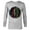 Athletic Heather, variant on Avengers: Endgame Logo Super Hero Colors - Long Sleeve T-Shirt for Men - Customized-White