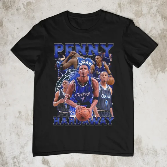 RARE NEW Collection Penny Hardaway T-shirt Black All Size Gift For Fan