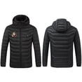 thumbnail image 5 of Heisall Womens Winter Coats 8-Zone USB Smart Temperature Control Electric Heating Jacket Detachable Hood Long Sleeve Thermal Outwear, 5 of 9