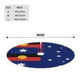 thumbnail image 4 of Australian Flag With Aboriginal Flag Tree Skirt Christmas Printed Xmas Holiday Decorations Indoor Outdoor 48", 4 of 6
