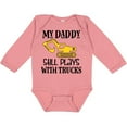 thumbnail image 3 of Inktastic Construction Daddy Still Plays with Trucks Boys or Girls Long Sleeve Baby Bodysuit, 3 of 5