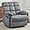 Grey, variant on Sfxingyou Rocker Recliner Chair for Adults, Overstuffed Large Manual Rocking Recliner, Upholstered Soft Fabric Living Room, Metal Frame, Wood(Gray)