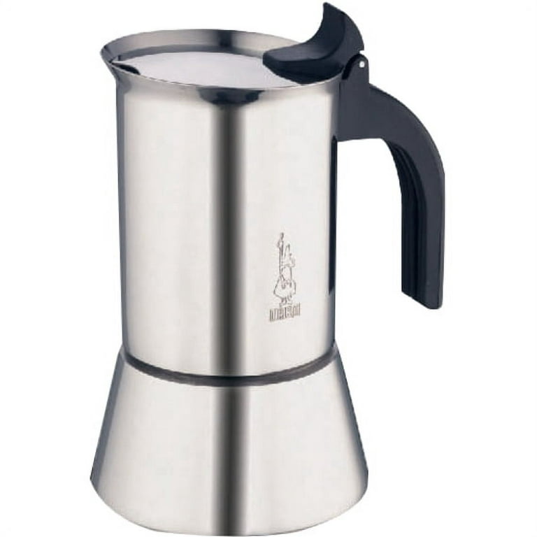 Bialetti Venus Stainless Steel Induction 6 Cup Coffee Pot Silver