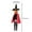B, variant on TERGAYEE 14In Halloween Pumpkin Plush Stuffed Doll,Handmade Pumpkin Elf Toy with Black Hat,White Gloves, Suits,Dresses,and Cape for Halloween and Autumn Harvest Holiday Tabletop Home Decorations