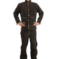 thumbnail image 3 of Chaqueta De Soldadura Protectora / Pantalones De Soldadura Ropa De Soldador de material cuero de material cuero Resistente Al Calor - L Camisa Marrón L Gloria Capa de soldadura protectora, 3 of 9