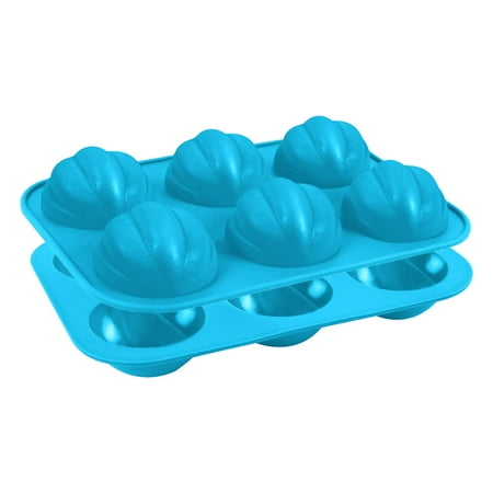 

Buodes Ice Ball Maker MoldHalf Ball Hot Chocolate Bomb Mold Muffin Chocolate Cookie Baking Mould Decor
