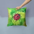 thumbnail image 2 of Irish Lady Bug Fabric Decorative Pillow, 2 of 4