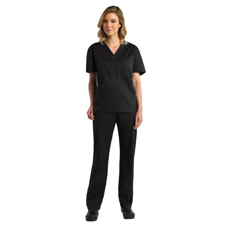 

Maevn Red Panda Unisex V-Neck Scrub Top & Unisex Basic Scrub Pant Set
