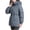 Sky Blue, variant on Women's Long Padded Coats Parkas Solid Color Pocket Hodded Draw Rope Thermal Fashion Coat Tops Sky Blue