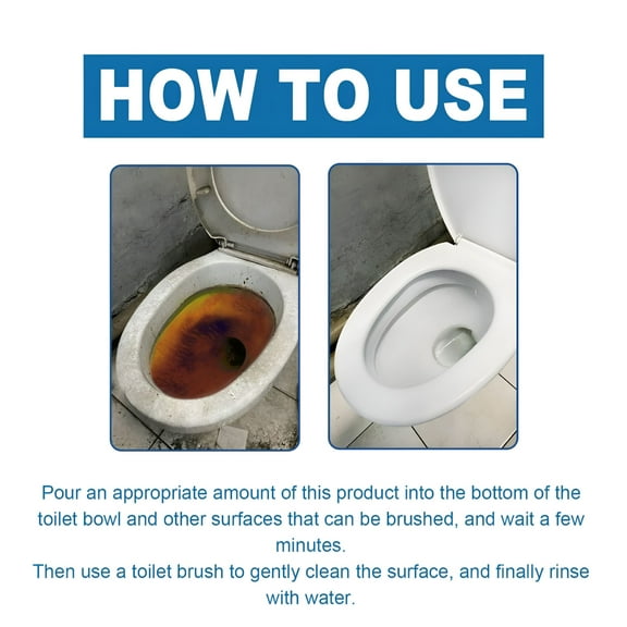 RAGUPEL Splash Toilet Cleaner - Quick Foaming Toilet Bowl Cleaners,11.64OZ Bathroom Cleaner Powder,Household Cleaning Essential,Blue