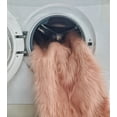 thumbnail image 7 of Mainstays Faux Fur Rug Non-Skid Fluffy Floor Rug for living room, 30''x46'', Pink, 7 of 7