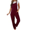 thumbnail image 1 of HBFAGFB Combinaison Mode Femme Col Carré Sans Manches Sport Rouge Taille g, 1 of 8