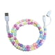 thumbnail image 1 of Bearachild Cargador de teléfono con cuentas, cable USB 2 en 1 para Nexus, carga rápida, 1 m, con cuentas de perla Cargadores de dispositivos electrónicos específicos color, 1 of 5