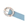 thumbnail image 3 of CTM One Size Raffia Stretch Belt with SeaShell Buckle (Women), 3 of 3