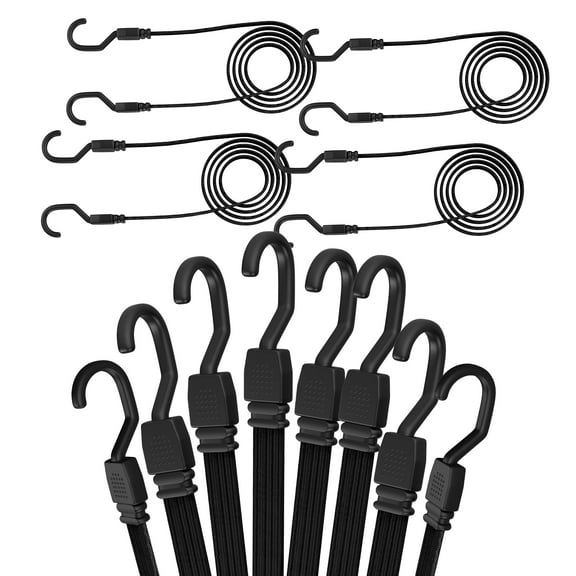 Bungee Cord - 4 PCS (Black)