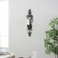 thumbnail image 3 of DecMode Bronze Metal Scroll Weathered Wall Candle Sconce, 3 of 15