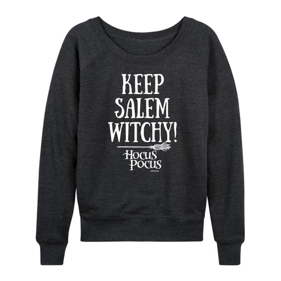 Hocus Pocus - Keep Salem Witchy - Women's Lightweight French Terry Long Sleeve Shirt