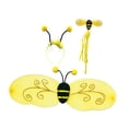 thumbnail image 1 of Disfraz de abeja con alas para niños, ideal para fiestas temáticas de presentaciones escénicas. y varita para la diadema, 1 of 6