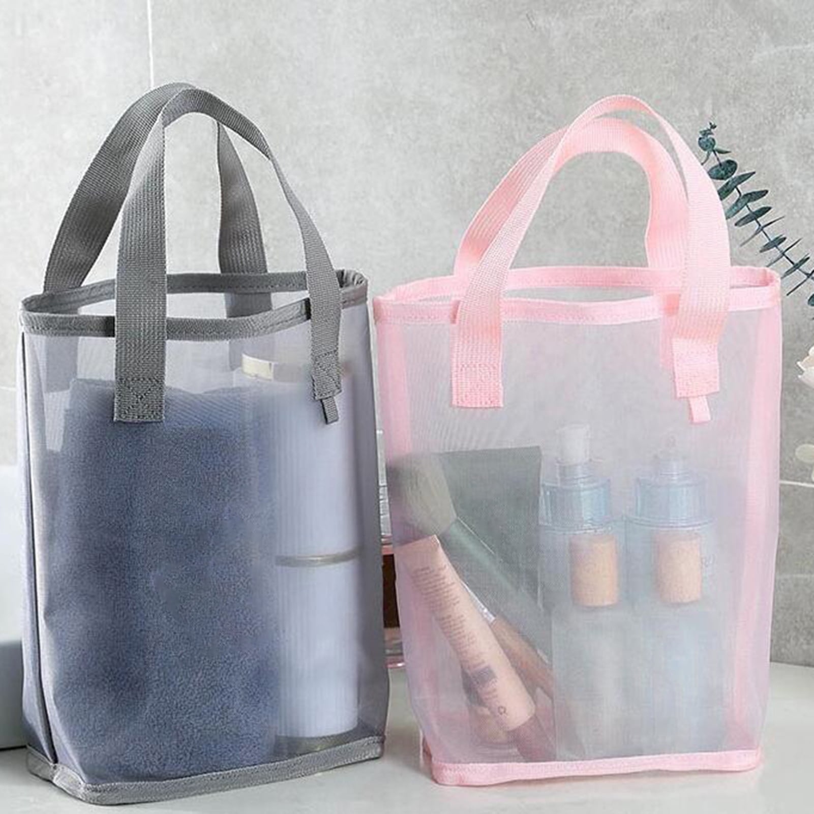 Cheers US Mesh Beach Bag, Classic Mesh Beach Toy Tote Bag, Foldable