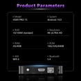 thumbnail image 5 of HS89 Pro 15 Android 14.0 TV Stick 16GB ATV Rockchip 3539 Octa-Core WiFi6 2.4G/5.8Ghz BT5.4 4K AV1 Ultra HD Voice Control Smart Home Player, 5 of 11