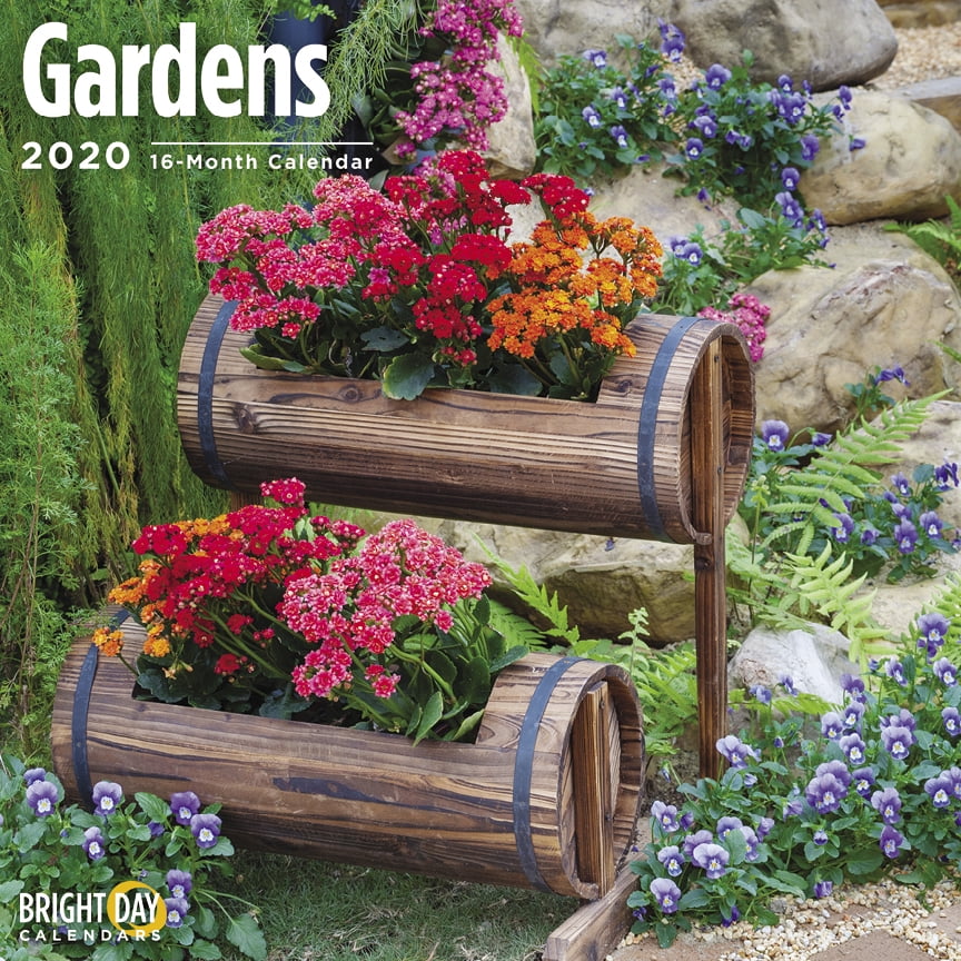 2020 Gardens 16 Month 12 x 12 Wall Calendar Nature Scenic Beautiful Flowers